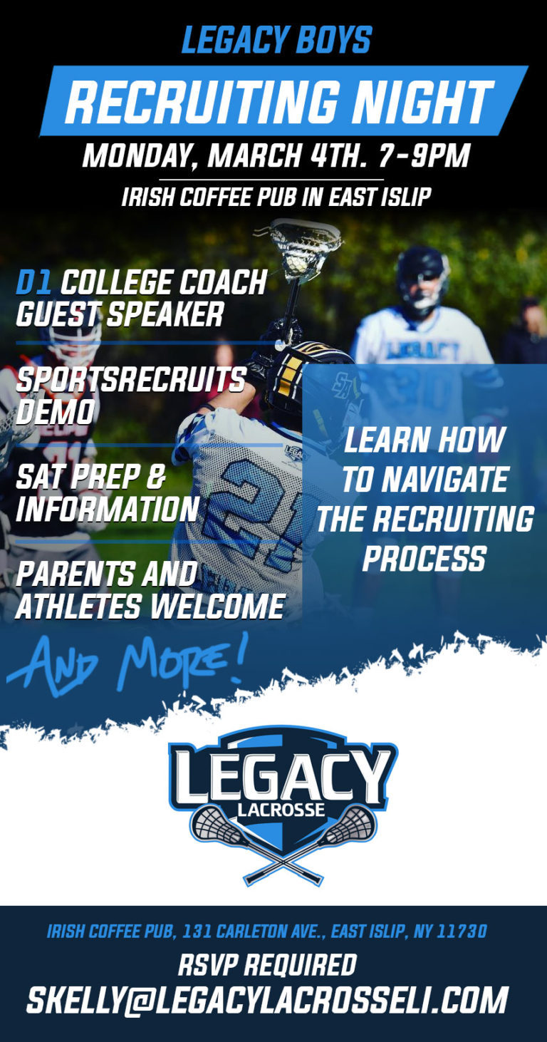 Legacy Recruiting Night BOYS 2019 – Legacy Lacrosse